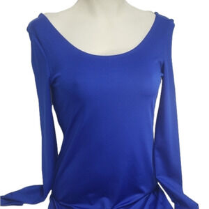 Charlotte Russe Long Sleeve Blue Dress